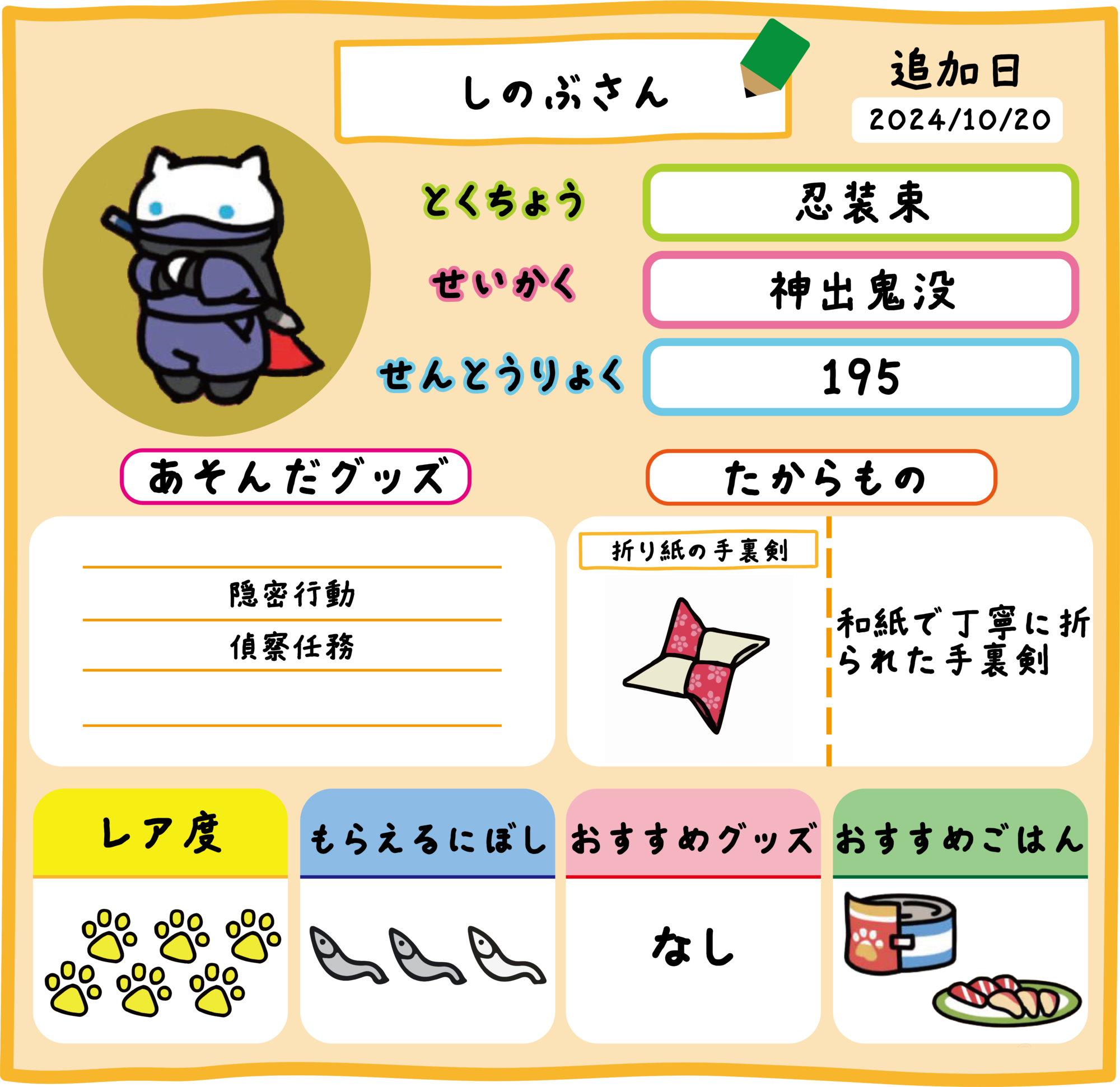 しのぶさん | ねこあつめ2 完全攻略 しのぶさん様 リクエスト 2点 