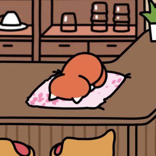 あかげさん ごめん寝　カフェスペース