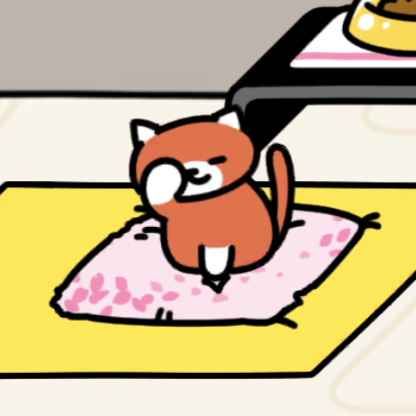 あかげさん ねむねむ　モダンスタイル