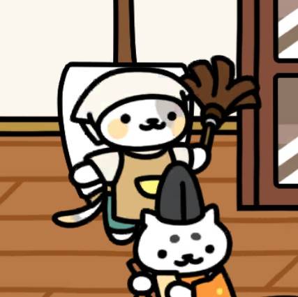 おてつだいさん　ウッドデッキ　ほうき