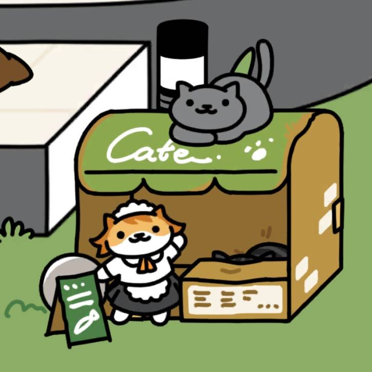 かふぇさん、はいいろさん　モダンスタイル