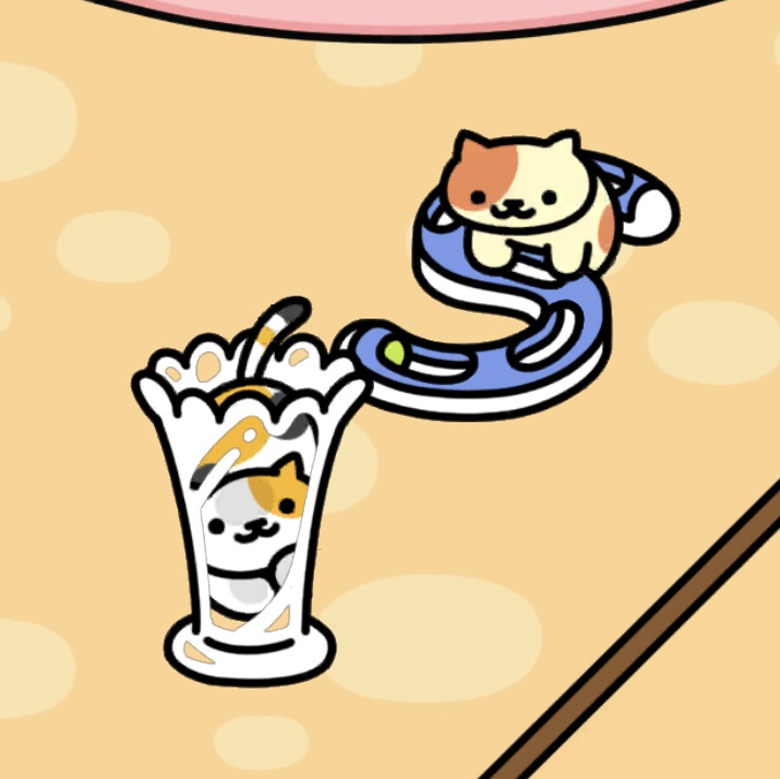 くりーむさん、とびみけさん　スイーツガーデン