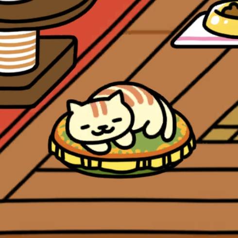 くりーむとらさん 池と床の間