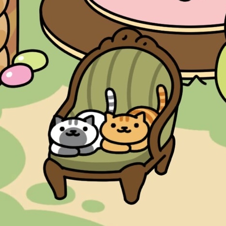 しまぽいんとさん、ちゃとらさん　スイーツガーデン