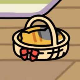 しまみけさん 花カゴ