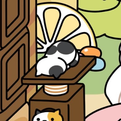 しろくろさん ごめん寝　スイーツガーデン