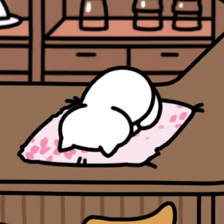 しろねこさん ごめん寝　カフェスペース（２）