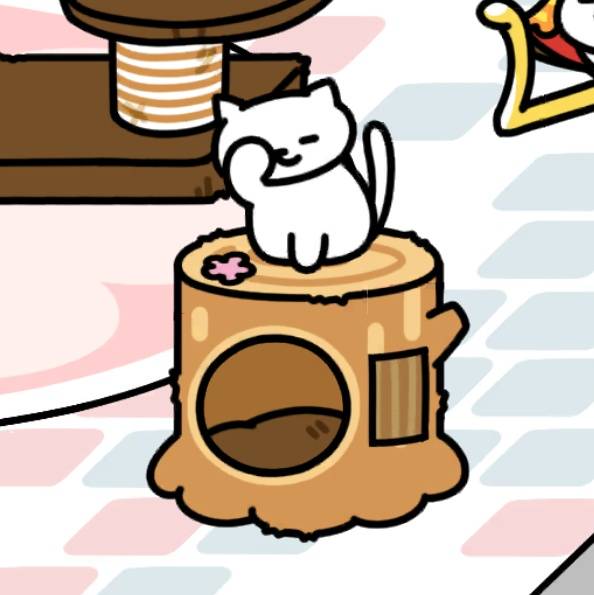 しろねこさん ねむねむ　フラワーガーデン