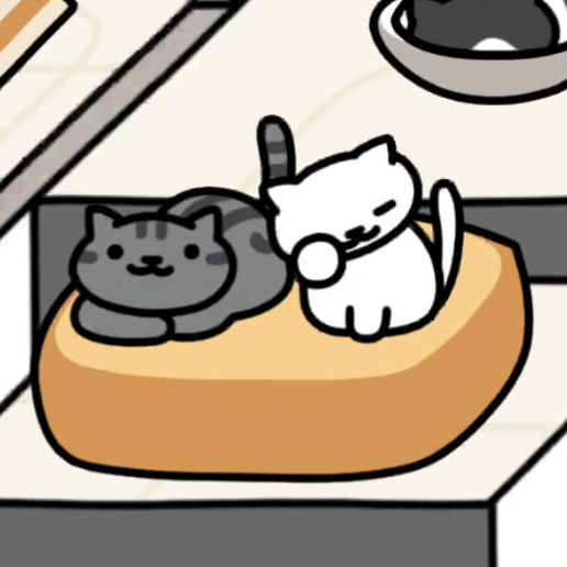 しろねこさん ねむねむ　モダンスタイル（２）