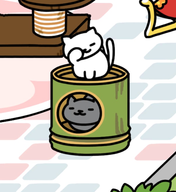 しろねこさん ねむねむ、はいいろさん　フラワーガーデン