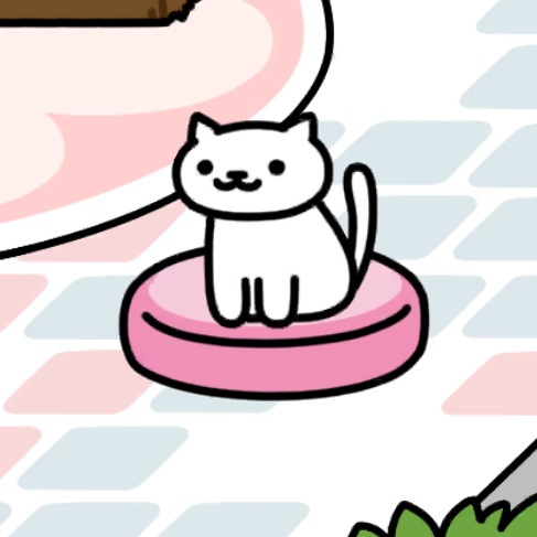 しろねこさん　フラワーガーデン