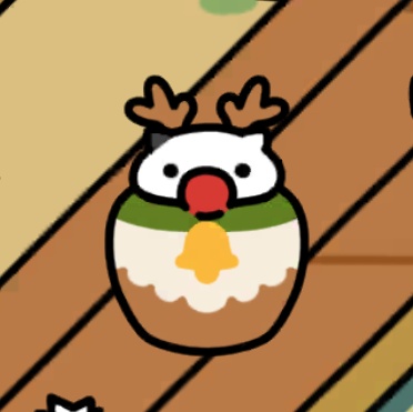 しろねこさん　池と床の間