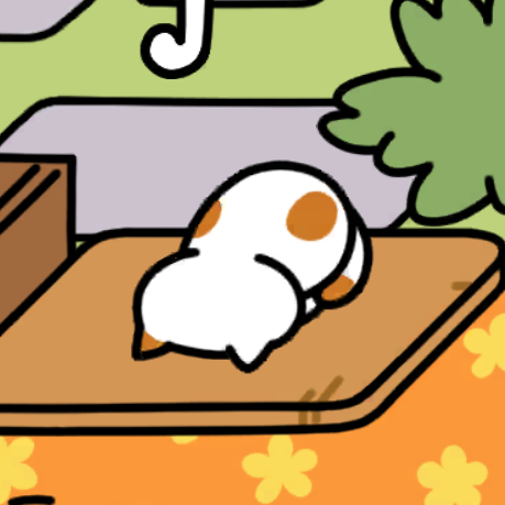 とびがらさん ごめん寝　ウッドデッキ