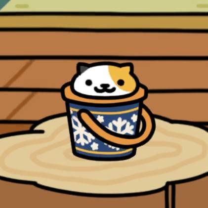 とびみけさん　池と床の間