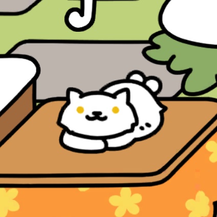 ねこまたさん　ウッドデッキ