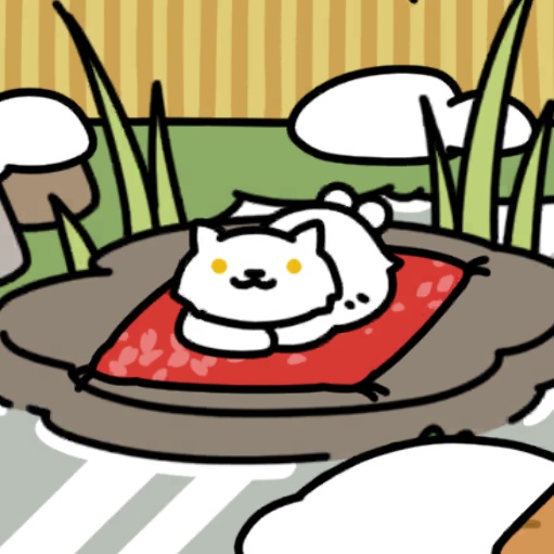 ねこまたさん　池と床の間２