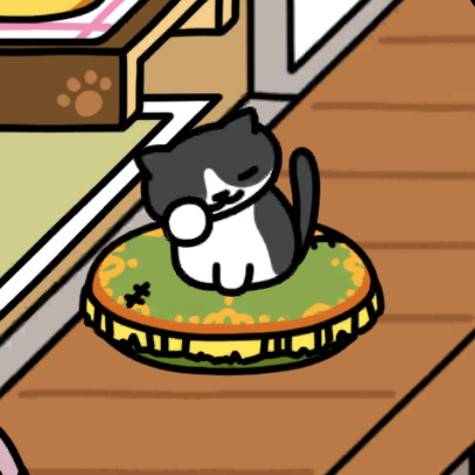 はちわれさん ねむねむ　いつもの１