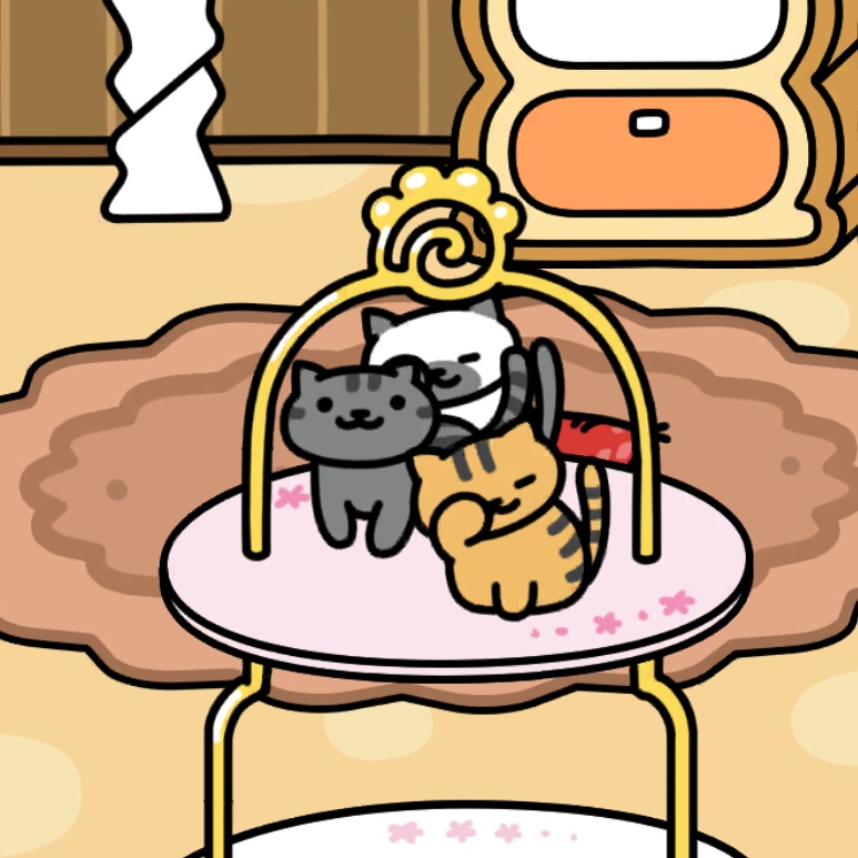 ぽいんとさん、きじとらさん ダブルねむねむ、さばとらさん　スイーツガーデン