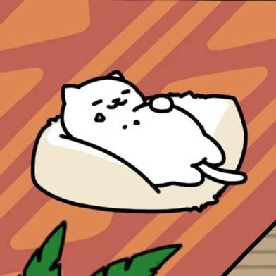 まんぞくさん　ビッグクッション（白）