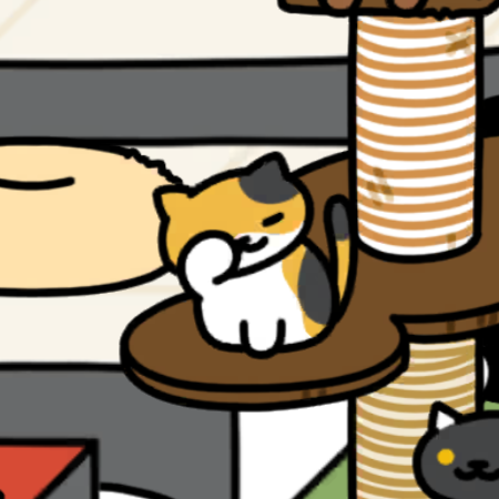 みけさん ねむねむ　モダンスタイル