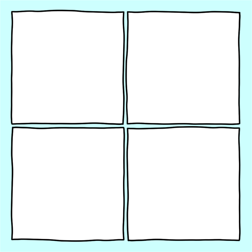 台紙 マンガ風2