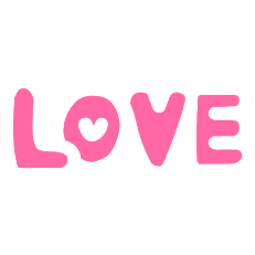 装飾　LOVE１.2