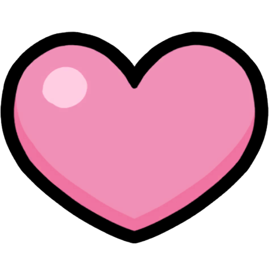 装飾 ぷっくりハート1.1