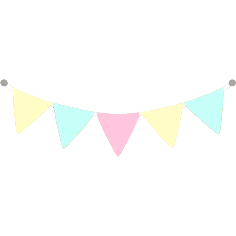 装飾 三角ガーランド2