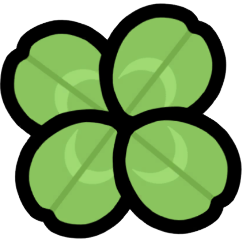 装飾 四つ葉のクローバー1.1