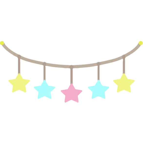 装飾 星ガーランド1
