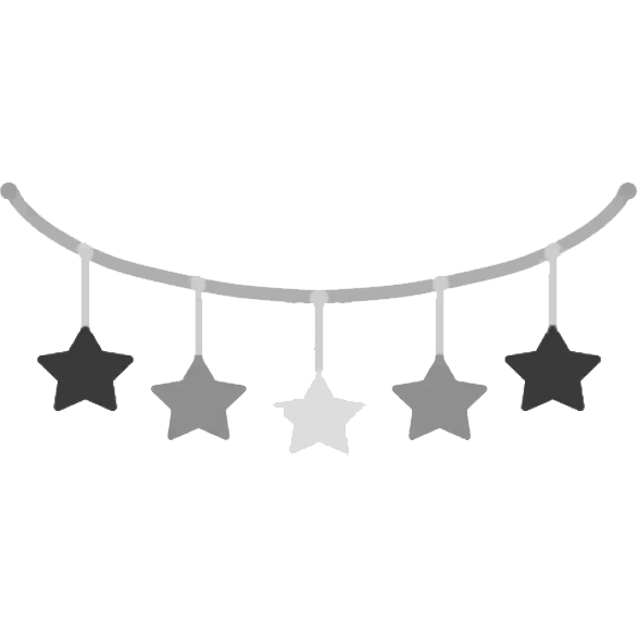 装飾 星ガーランド2