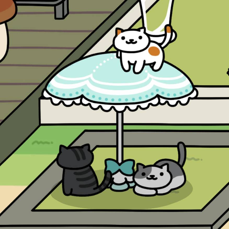 メルヘンパラソル　くろとらさん、はいしろさん、とびがらさん