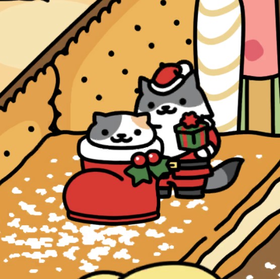 さんたさん＆うすみけさん　クリスマスブーツ