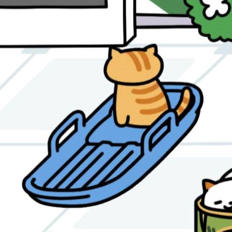 ちゃとらさん 雪ソリ