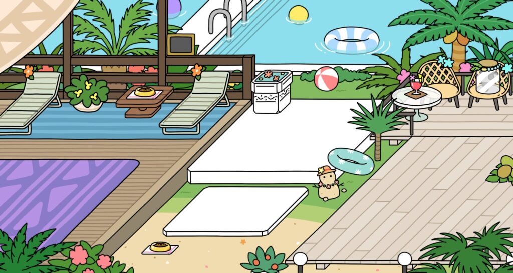 ねこのリゾート　カスタマイズ１　ウィンターver