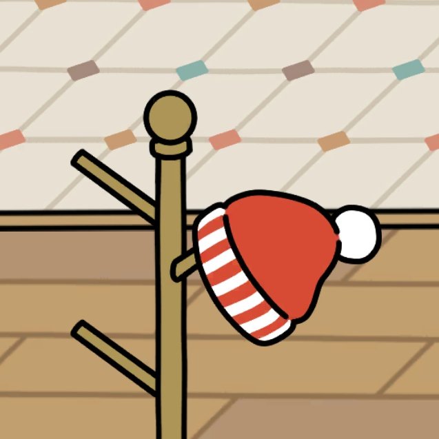 カフェスペース サンタの帽子