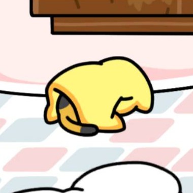 あったか毛布(黄)　みけさん