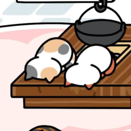 うすみけさん&あかぽいんとさん　ダブルごめん寝