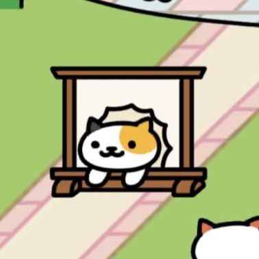 とびみけさん　障子のついたて