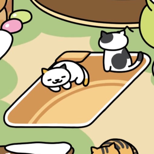 ホットカーペットL　しろみけさん　くろぶちさん