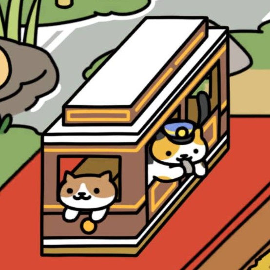 えきちょうさん　電車デラックス　池と床の間