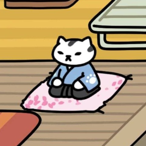 おさむらいさん　さくら座布団　ねこのリゾート