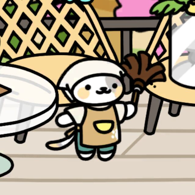 おてつだいさん　ほうき　ねこのリゾート