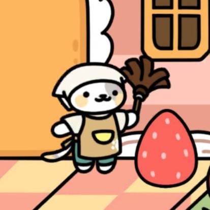 おてつだいさん　ほうき　スイーツガーデン