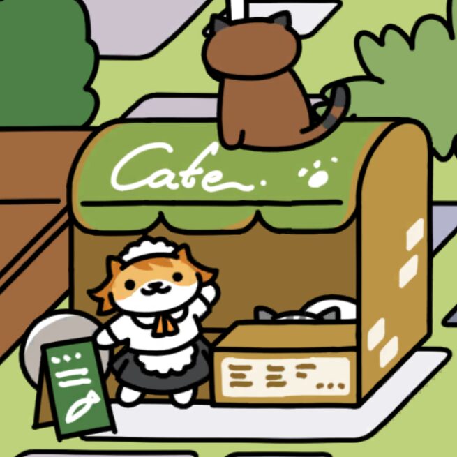 かふぇさん ウッドデッキ