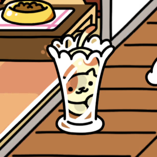 くりーむさん　ガラス花瓶　いつもの1