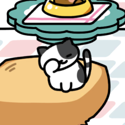 くろぶちさん　ねむねむ　フラワーガーデン