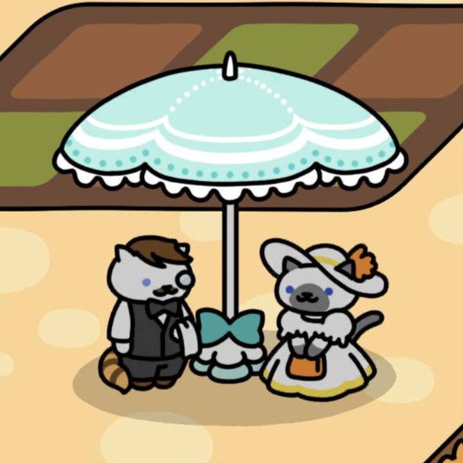 さふぁいあさん&せばすさん　メルヘンパラソル　スイーツガーデン