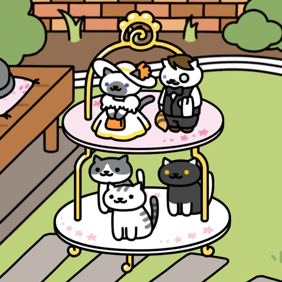 さふぁいあさん＆せばすさん　ビッグスイーツタワー　いつもの２