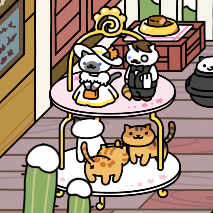 さふぁいあさん＆せばすさん　メルヘンパラソル　カリカリ西部劇雪